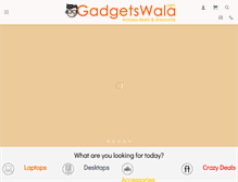 Tablet Screenshot of gadgetswala.com